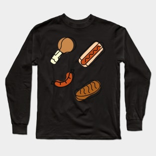 Meat Sticker 4 Pack Long Sleeve T-Shirt